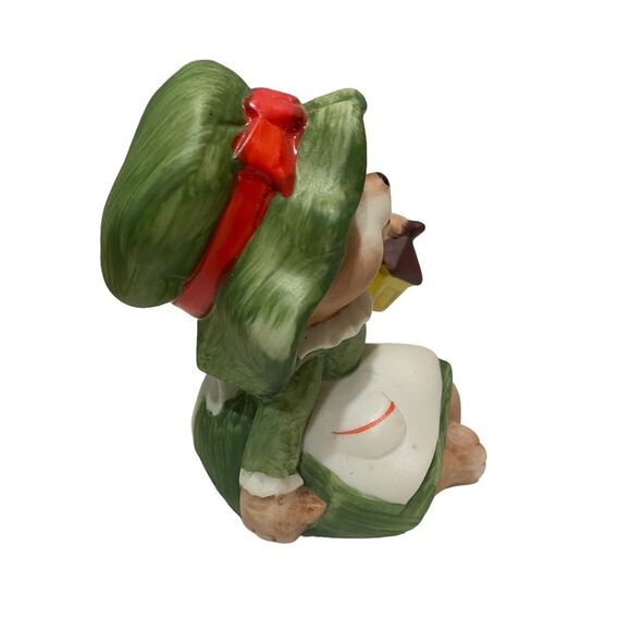 Complete Set of Three Vintage Homco Ceramic Christmas Teddy Bears 5600 - Picture 5 of 16